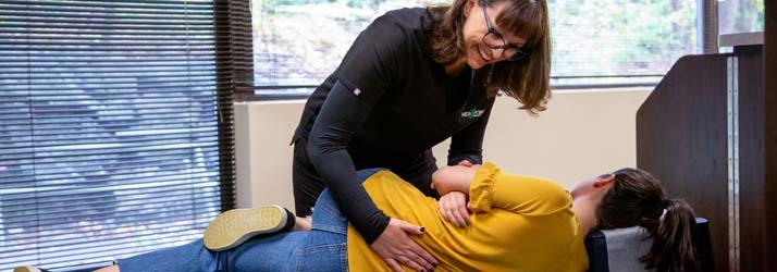 Chiropractor Burlington MA Kandyce Mutter Chiropractic Adjustment