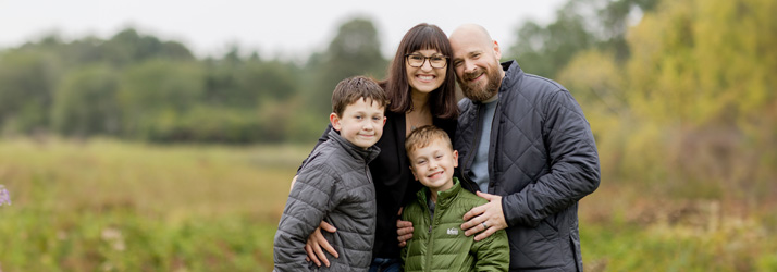 Chiropractor Burlington MA Andy And Kandyce Mutter With Family